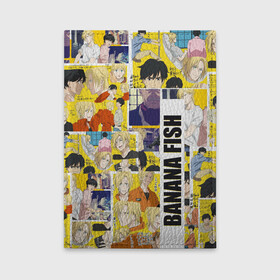 Обложка для автодокументов с принтом Banana Fish в городе Новоалтайск, натуральная кожа |  размер 19,9*13 см; внутри 4 больших “конверта” для документов и один маленький отдел — туда идеально встанут права | anime | banana fish | аниме | банана фиш | банановая рыба | комиксы | манга | приключения | эйдзи окумура | эш линкс