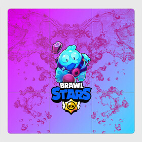 Магнитный плакат 3Х3 с принтом BRAWL STARS SQUEAK: СКВИК. в городе Новоалтайск, Полимерный материал с магнитным слоем | 9 деталей размером 9*9 см | Тематика изображения на принте: brawl stars | leon | sally leon | shark | werewolf leon | акула | бравл старс | оборотень | сквик squeak