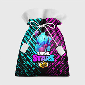 Подарочный 3D мешок с принтом BRAWL STARS SQUEAK: СКВИК. в городе Новоалтайск, 100% полиэстер | Размер: 29*39 см | Тематика изображения на принте: brawl stars | leon | sally leon | shark | werewolf leon | акула | бравл старс | оборотень | сквик squeak