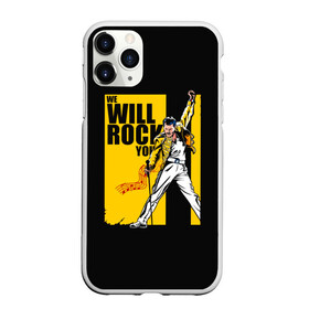Чехол для iPhone 11 Pro Max матовый с принтом We will rock you в городе Новоалтайск, Силикон |  | alternative | metall | music | queen | qween | rock | альтернатива | квин | куин | металл | музыка | рок | фредди меркьюри