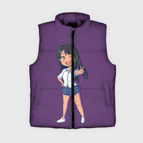 Женский жилет утепленный 3D с принтом Ms. Nagatoro в городе Новоалтайск,  |  | anime | chan | dont | gamo | hayase | manga | me | miss | mock | nagatoro | naoto | no | president | sakura | senpai | toy | with | yoshi | аниме | гамо | ёши | издевайся | йоши | манга | нагаторо | наото | не | президент | сакура | семпай |