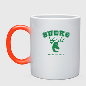 Кружка хамелеон с принтом Bucks - Champions в городе Новоалтайск, керамика | меняет цвет при нагревании, емкость 330 мл | antetokounmpo | basketball | bucks | giannis | milwaukee | mvp | nba | sport | streetball | адетокумбо | бакс | баскетбол | игра | милуоки | мяч | нба | олень | спорт | стритбол | тренер | чемпион | янис