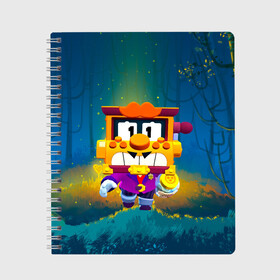 Тетрадь с принтом Грифф Griff Brawl Stars в городе Новоалтайск, 100% бумага | 48 листов, плотность листов — 60 г/м2, плотность картонной обложки — 250 г/м2. Листы скреплены сбоку удобной пружинной спиралью. Уголки страниц и обложки скругленные. Цвет линий — светло-серый
 | brawl | brawl stars | brawlstars | brawl_stars | grif | griff | бравл | бравлстарс | грифф