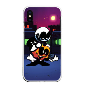 Чехол для iPhone XS Max матовый с принтом FNF Скид и Памп в городе Новоалтайск, Силикон | Область печати: задняя сторона чехла, без боковых панелей | fnf | friday night funkin | игра | персонажи | скид и памп | фридей найт фанкин