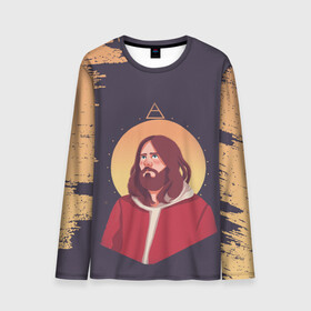 Мужской лонгслив 3D с принтом Jared Leto | 30 SECONDS TO MARS (Z) в городе Новоалтайск, 100% полиэстер | длинные рукава, круглый вырез горловины, полуприлегающий силуэт | 30 seconds to mars | 30 секунд | 30 секунд до марса | jared joseph leto | jared leto | rock | джаред лето | музыка | песни | рок