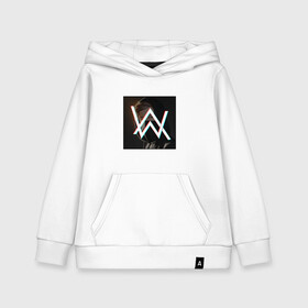 Детская толстовка хлопок с принтом ALAN WALKER | GLITCH (Z) в городе Новоалтайск, 100% хлопок | Круглый горловой вырез, эластичные манжеты, пояс, капюшен | Тематика изображения на принте: alan walker | aw | electro | electro music | glitch | music | алан уокер | музыка | музыкант | электро | электронная музыка