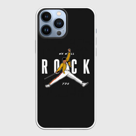 Чехол для iPhone 13 Pro Max с принтом Мы тебя раскачаем в городе Новоалтайск,  |  | Тематика изображения на принте: alternative | metall | music | queen | qween | rock | альтернатива | квин | куин | металл | музыка | рок | фредди меркьюри