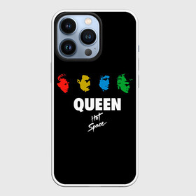 Чехол для iPhone 13 Pro с принтом Hot Space в городе Новоалтайск,  |  | Тематика изображения на принте: alternative | metall | music | queen | qween | rock | альтернатива | брайан мэй | джон дикон | квин | куин | металл | музыка | роджер тейлор | рок | фредди меркьюри