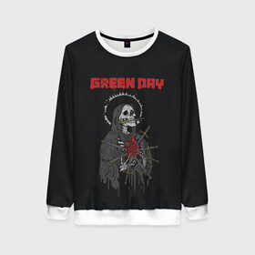 Женский свитшот 3D с принтом GreenDay | ГринДей | Poster (Z) в городе Новоалтайск, 100% полиэстер с мягким внутренним слоем | круглый вырез горловины, мягкая резинка на манжетах и поясе, свободная посадка по фигуре | billie joe armstrong | greenday | rock | альтернативный | билли джо армстронг | гриндей | зеленый день | майк дёрнт | музыка | панк рок | поп панк | рок | тре кул