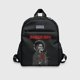 Детский рюкзак 3D с принтом GreenDay | ГринДей | Poster (Z) в городе Новоалтайск, 100% полиэстер | лямки с регулируемой длиной, сверху петелька, чтобы рюкзак можно было повесить на вешалку. Основное отделение закрывается на молнию, как и внешний карман. Внутри дополнительный карман. По бокам два дополнительных кармашка | billie joe armstrong | greenday | rock | альтернативный | билли джо армстронг | гриндей | зеленый день | майк дёрнт | музыка | панк рок | поп панк | рок | тре кул