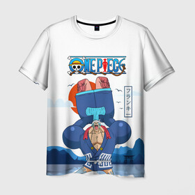 Мужская футболка 3D с принтом Фрэнки One Piece. Большой куш в городе Новоалтайск, 100% полиэфир | прямой крой, круглый вырез горловины, длина до линии бедер | bf 37 | frankie | one piece | water 7 | аниме | большой куш | броне я | ван пис | великий флот | вон пис | железный человек | катти флам | киборг | корабельный плотник | король пиратов | манга | пират
