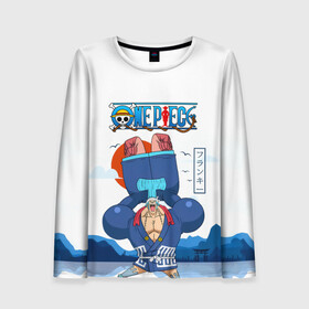 Женский лонгслив 3D с принтом Фрэнки One Piece. Большой куш в городе Новоалтайск, 100% полиэстер | длинные рукава, круглый вырез горловины, полуприлегающий силуэт | bf 37 | frankie | one piece | water 7 | аниме | большой куш | броне я | ван пис | великий флот | вон пис | железный человек | катти флам | киборг | корабельный плотник | король пиратов | манга | пират