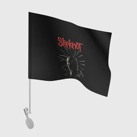 Флаг для автомобиля с принтом CRAIG JONES | SLIPKNOT (Z) в городе Новоалтайск, 100% полиэстер | Размер: 30*21 см | craig michael jones | rock | slipknot | крэг джонс | петля | рок | скользящий узел | слипкнот | тяжелый рок | удавка