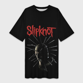 Платье-футболка 3D с принтом CRAIG JONES | SLIPKNOT (Z) в городе Новоалтайск,  |  | craig michael jones | rock | slipknot | крэг джонс | петля | рок | скользящий узел | слипкнот | тяжелый рок | удавка