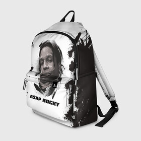 Рюкзак 3D с принтом АСАП | ASAP ROCKY (Z) в городе Новоалтайск, 100% полиэстер | лямки с регулируемой длиной, сверху петелька, чтобы рюкзак можно было повесить на вешалку. Основное отделение закрывается на молнию, как и внешний карман. Внутри два дополнительных кармана, один из которых закрывается на молнию. По бокам два дополнительных кармашка | Тематика изображения на принте: america | asap | asap rocky | black rap | music | rap | raper | testing | usa | америка | асап | асап роки | зарубежная музыка | музыка | музыкант | реп | репер | сша | тестин | черный реп