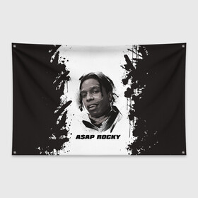 Флаг-баннер с принтом АСАП | ASAP ROCKY (Z) в городе Новоалтайск, 100% полиэстер | размер 67 х 109 см, плотность ткани — 95 г/м2; по краям флага есть четыре люверса для крепления | america | asap | asap rocky | black rap | music | rap | raper | testing | usa | америка | асап | асап роки | зарубежная музыка | музыка | музыкант | реп | репер | сша | тестин | черный реп