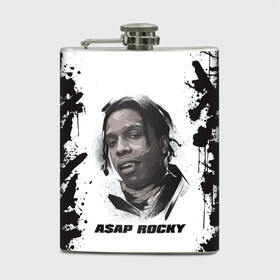 Фляга с принтом АСАП | ASAP ROCKY (Z) в городе Новоалтайск, металлический корпус | емкость 0,22 л, размер 125 х 94 мм. Виниловая наклейка запечатывается полностью | Тематика изображения на принте: america | asap | asap rocky | black rap | music | rap | raper | testing | usa | америка | асап | асап роки | зарубежная музыка | музыка | музыкант | реп | репер | сша | тестин | черный реп