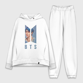 Женский костюм хлопок Oversize с принтом BTS | LOGO (Z) в городе Новоалтайск,  |  | bangtan boys | bangtan sonyeondan | beyond the scene | bt21 | bts | bulletproof boy scouts | love yourself | rm | бойбенд | бтс | ви | джей хоуп | джонгук | пантхан сонёндан | сюга | фандань шаоняньтуань | чимин | чин