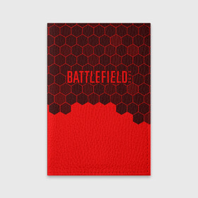 Обложка для паспорта матовая кожа с принтом Battlefield 2042 - Hexagon в городе Новоалтайск, натуральная матовая кожа | размер 19,3 х 13,7 см; прозрачные пластиковые крепления | Тематика изображения на принте: 2042 | battle | battlefield | fps | game | games | logo | portal | royale | shooter | батлфилд | битва | игра | игры | королевская | лого | портал | соты | шутер