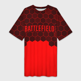 Платье-футболка 3D с принтом Battlefield 2042   Hexagon в городе Новоалтайск,  |  | 2042 | battle | battlefield | fps | game | games | logo | portal | royale | shooter | батлфилд | битва | игра | игры | королевская | лого | портал | соты | шутер