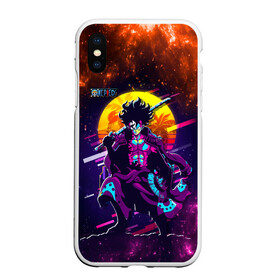 Чехол для iPhone XS Max матовый с принтом One Piece боевой кибер - Луффи в городе Новоалтайск, Силикон | Область печати: задняя сторона чехла, без боковых панелей | anime | manga | monkey d. luffy | one piece | аниме | большой куш | ван пис | вон пис | капитан | король пиратов | луси | луфи | луффи | луффи но уми | луффи таро | манга | манки д. луффи | мугивара | пират | пятый император