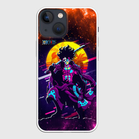 Чехол для iPhone 13 mini с принтом One Piece боевой кибер   Луффи в городе Новоалтайск,  |  | anime | manga | monkey d. luffy | one piece | аниме | большой куш | ван пис | вон пис | капитан | король пиратов | луси | луфи | луффи | луффи но уми | луффи таро | манга | манки д. луффи | мугивара | пират | пятый император