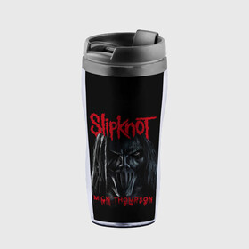 Термокружка-непроливайка с принтом MICK THOMPSON | SLIPKNOT | СЛИПКНОТ (Z) в городе Новоалтайск, внутренняя часть — пищевой пластик, наружная часть — прозрачный пластик, между ними — полиграфическая вставка с рисунком | объем — 350 мл, герметичная крышка | mick thompson | rock | slipknot | кейси джонс | мик томпсон | петля | рок | скользящий узел | слипкнот | тяжелый рок | удавка