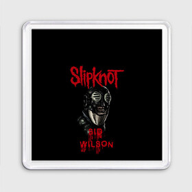 Магнит 55*55 с принтом SID WILSON | SLIPKNOT | СЛИПКНОТ (Z) в городе Новоалтайск, Пластик | Размер: 65*65 мм; Размер печати: 55*55 мм | rock | sid wilson | slipknot | петля | рок | сид вилсон | скользящий узел | слипкнот | тяжелый рок | удавка