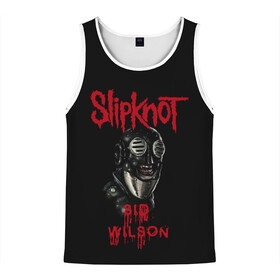 Мужская майка 3D с принтом SID WILSON | SLIPKNOT | СЛИПКНОТ (Z) в городе Новоалтайск, 100% полиэстер | круглая горловина, приталенный силуэт, длина до линии бедра. Пройма и горловина окантованы тонкой бейкой | rock | sid wilson | slipknot | петля | рок | сид вилсон | скользящий узел | слипкнот | тяжелый рок | удавка
