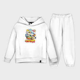 Детский костюм хлопок Oversize с принтом Hello Zombies в городе Новоалтайск,  |  | hello kitty | hello zombies | зомбак | зомби | китти | ужасы | хеллоуин | хэллоуин
