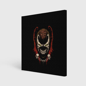 Холст квадратный с принтом Spawn профиль в городе Новоалтайск, 100% ПВХ |  | al simmons | antihero | chain | comics | evil | hell | skull | smile | spawn | ад | антигерой | зло | комиксы | отродье | спаун | улыбка | цепь | череп | эл симмонс