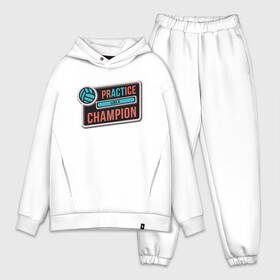 Мужской костюм хлопок OVERSIZE с принтом Like A Champion в городе Новоалтайск,  |  | ball | beach | game | sport | volley | volleyball | волейбол | волейболист | волейболистка | гол | игра | игрок | мяч | площадка | пляж | пляжный | победа | сетка | спорт | тренер | чемпион