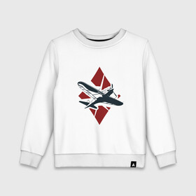 Детский свитшот хлопок с принтом WAR THUNDER / ВАР ТАНДЕР  в городе Новоалтайск, 100% хлопок | круглый вырез горловины, эластичные манжеты, пояс и воротник | game | war thunder | warthunder | world of tanks | wot | вар тандер | война | вот | игры | корабли | мир танков. | онлайн игра | самолеты | танки