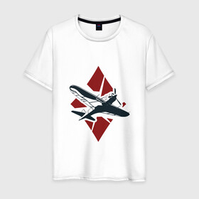Мужская футболка хлопок с принтом WAR THUNDER / ВАР ТАНДЕР  в городе Новоалтайск, 100% хлопок | прямой крой, круглый вырез горловины, длина до линии бедер, слегка спущенное плечо. | game | war thunder | warthunder | world of tanks | wot | вар тандер | война | вот | игры | корабли | мир танков. | онлайн игра | самолеты | танки
