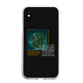 Чехол для iPhone XS Max матовый с принтом Сангок в городе Новоалтайск, Силикон | Область печати: задняя сторона чехла, без боковых панелей | battle royale | game | games | playerunknowns battlegrounds | pubg | батл роял | баттлграунд анноун | игра | игры | паб джи | пабжи