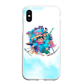 Чехол для iPhone XS Max матовый с принтом Новый Мир | One Piece. Большой куш в городе Новоалтайск, Силикон | Область печати: задняя сторона чехла, без боковых панелей | Тематика изображения на принте: anime | manga | monkey d. luffy | one piece | аниме | большой куш | ван пис | вон пис | гол д. роджер | кайдо | король пиратов | луфи | луффи | манга | манки д. луффи | нами | нико робин | пират | портгас д. эйс | ророноа зоро