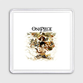 Магнит 55*55 с принтом One Piece. Большой куш в городе Новоалтайск, Пластик | Размер: 65*65 мм; Размер печати: 55*55 мм | anime | manga | monkey d. luffy | one piece | аниме | большой куш | ван пис | вон пис | гол д. роджер | кайдо | король пиратов | луфи | луффи | манга | манки д. луффи | нами | нико робин | пират | портгас д. эйс | ророноа зоро
