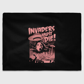 Плед 3D с принтом Invaders must die в городе Новоалтайск, 100% полиэстер | закругленные углы, все края обработаны. Ткань не мнется и не растягивается | alternative | dj | electo | music | prodigy | альтернатива | музыка | продиджи | продижи | электроника