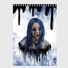 Скетчбук с принтом BILLIE EILISH | БИЛЛИ АЙЛИШ (Z) в городе Новоалтайск, 100% бумага
 | 48 листов, плотность листов — 100 г/м2, плотность картонной обложки — 250 г/м2. Листы скреплены сверху удобной пружинной спиралью | be | billie | billie eilish | blohsh | ghoul | айлиш | билли | билли айлиш | бэрд | пайрат | пайрат бэрд