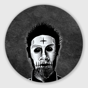Коврик для мышки круглый с принтом LIMP BIZKIT | ЛИМП БИЗКИТ (Z) в городе Новоалтайск, резина и полиэстер | круглая форма, изображение наносится на всю лицевую часть | Тематика изображения на принте: dj lethal | limp bizkit | rock | джон отто | лимп бизкит | майк смит | музыка | роб уотерс | рок | сэм риверс | терри бальзамо | уэс борланд | фред дёрст
