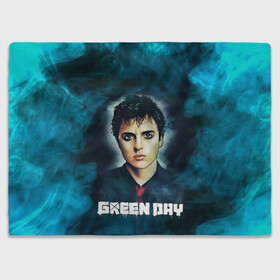 Плед 3D с принтом Billie | GreenDay | ГринДай (Z) в городе Новоалтайск, 100% полиэстер | закругленные углы, все края обработаны. Ткань не мнется и не растягивается | billie joe armstrong | greenday | rock | альтернативный | билли джо армстронг | гриндей | зеленый день | майк дёрнт | музыка | панк рок | поп панк | рок | тре кул
