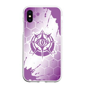 Чехол для iPhone XS Max матовый с принтом New World - Ковенанты - Краска в городе Новоалтайск, Силикон | Область печати: задняя сторона чехла, без боковых панелей | amazon | covenant | game | games | logo | marauders | new | new world | paint | rpg | syndicate | world | амазон | брызги | ворлд | игра | игры | ковенанты | краска | лого | марадеры | мир | новый | нью | нью ворлд | рпг | синдикат