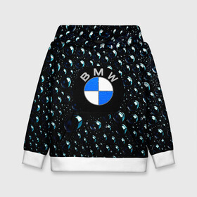 Детская толстовка 3D с принтом BMW Collection Storm в городе Новоалтайск, 100% полиэстер | двухслойный капюшон со шнурком для регулировки, мягкие манжеты на рукавах и по низу толстовки, спереди карман-кенгуру с мягким внутренним слоем | auto | bmw | car | motor | sport | sport car | авто | авто бренды | бмв | вода | дождь | капли | машина | спорт | спорт кар
