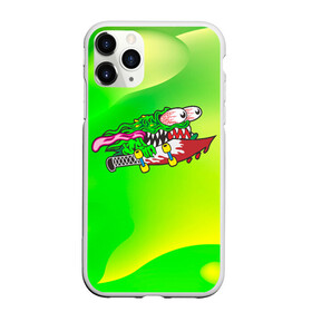 Чехол для iPhone 11 Pro матовый с принтом Лизун на скейте в городе Новоалтайск, Силикон |  | skate | лизун | призрак | скейт | скейтборд | скейтинг | сопля