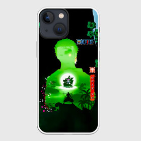 Чехол для iPhone 13 mini с принтом Зоро One Piece. Большой куш в городе Новоалтайск,  |  | anime | manga | one piece | zoro roronoa | аниме | большой куш | ван пис | великий флот | вон пис | зородзюро | король пиратов | манга | мечник | охотник за головами | охотник на пиратов | пират