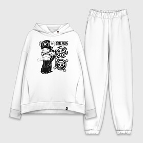 Женский костюм хлопок Oversize с принтом Тони Тони Чоппер и Трафальгар Ло One Piece в городе Новоалтайск,  |  | one piece | tony tony chopper | trafalgar d. water law | аниме | большой куш | ван пис | вон пис | врач | любитель сладкой ваты | манга | пират | тони тони чоппер | трафальгар д. ватер ло | трафальгар ло | уон пис | чоники | чоп