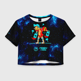 Женская футболка Crop-top 3D с принтом Фрэнки Киборг One Piece в городе Новоалтайск, 100% полиэстер | круглая горловина, длина футболки до линии талии, рукава с отворотами | Тематика изображения на принте: bf 37 | frankie | one piece | water 7 | аниме | большой куш | броне я | ван пис | великий флот | вон пис | железный человек | катти флам | киборг | корабельный плотник | король пиратов | манга | пират