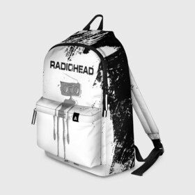 Рюкзак 3D с принтом Radiohead | Радиохед (Z) в городе Новоалтайск, 100% полиэстер | лямки с регулируемой длиной, сверху петелька, чтобы рюкзак можно было повесить на вешалку. Основное отделение закрывается на молнию, как и внешний карман. Внутри два дополнительных кармана, один из которых закрывается на молнию. По бокам два дополнительных кармашка | Тематика изображения на принте: radiohead | thomas edward yorke | альтернативный рок | арт рок | джонни гринвуд | инди рок | колин гринвуд | том йорк | фил селуэй | эд о’брайен | экспериментальный рок | электронная музыка