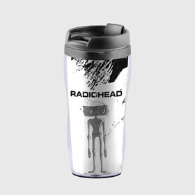 Термокружка-непроливайка с принтом Radiohead | Радиохед (Z) в городе Новоалтайск, внутренняя часть — пищевой пластик, наружная часть — прозрачный пластик, между ними — полиграфическая вставка с рисунком | объем — 350 мл, герметичная крышка | Тематика изображения на принте: radiohead | thomas edward yorke | альтернативный рок | арт рок | джонни гринвуд | инди рок | колин гринвуд | том йорк | фил селуэй | эд о’брайен | экспериментальный рок | электронная музыка