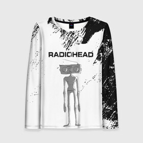 Женский лонгслив 3D с принтом Radiohead | Радиохед (Z) в городе Новоалтайск, 100% полиэстер | длинные рукава, круглый вырез горловины, полуприлегающий силуэт | radiohead | thomas edward yorke | альтернативный рок | арт рок | джонни гринвуд | инди рок | колин гринвуд | том йорк | фил селуэй | эд о’брайен | экспериментальный рок | электронная музыка